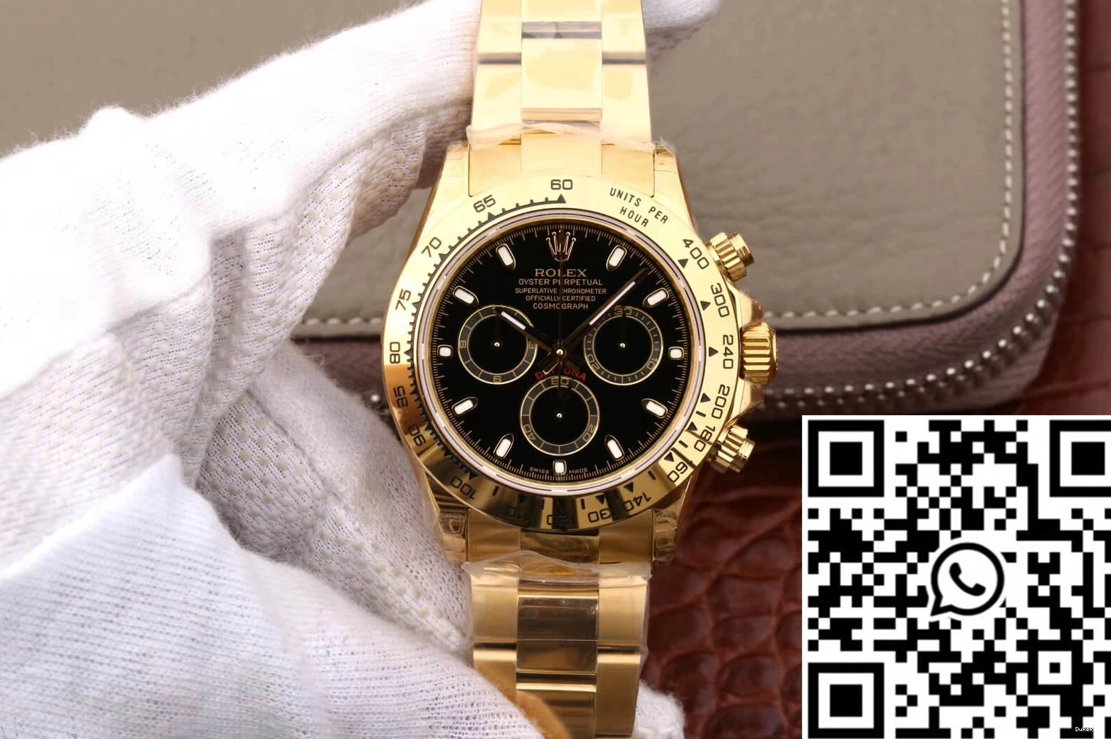 JH Yellow Dial M116508-0004 Rolex Black Factory Daytona Gold Cosmograph 0409